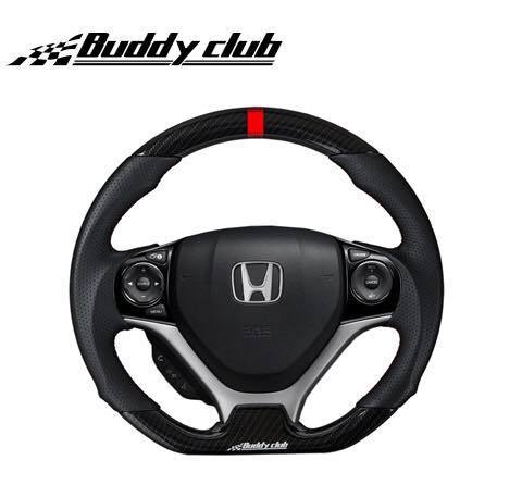 Buddy Club 9th Gen Civic Racing Spec Steering Wheel ( Carbon OR Leather )