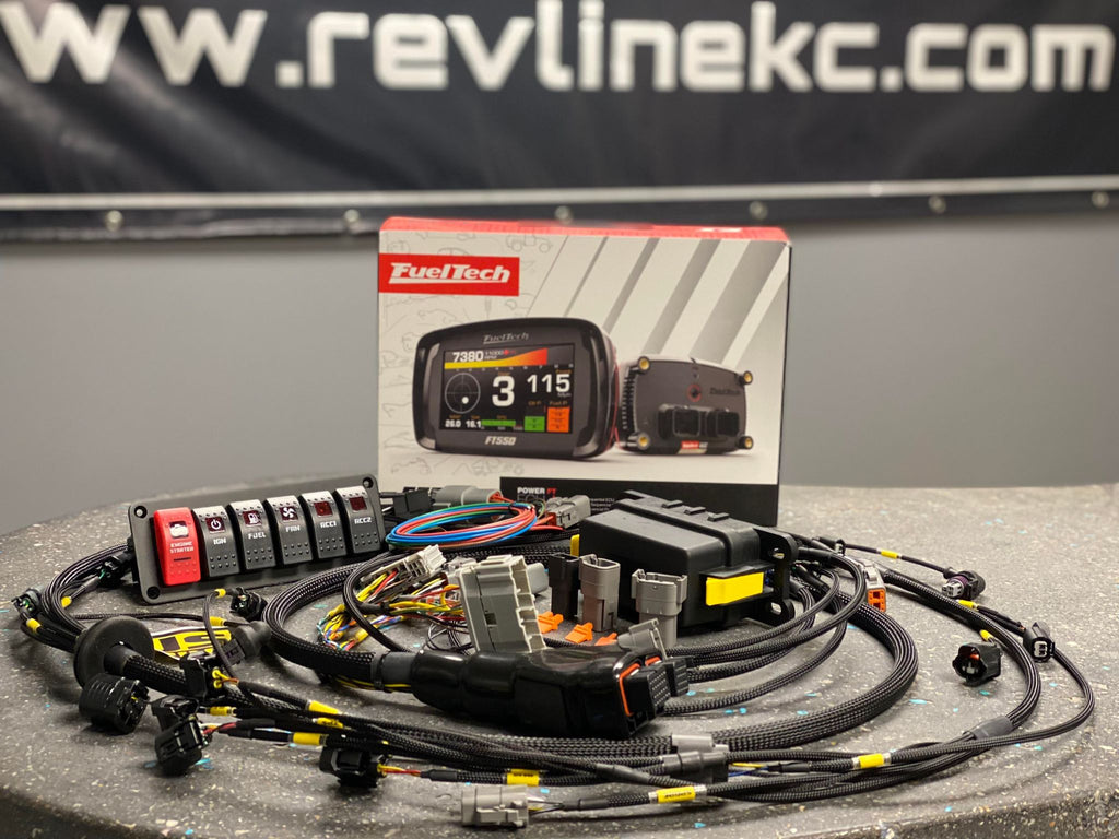 FuelTech FT550 w/ CJS Wiring K Series Engine Harness Package RevlineKC