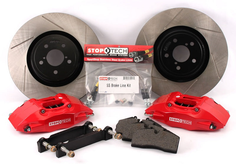 StopTech 02-06 RSX Type-S Touring Big Brake Kit: Red Caliper