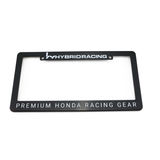 Hybrid Racing License Plate Frame