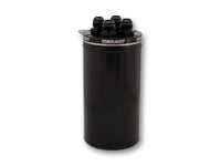 Vibrant Performance Universal Catch Can, Recirculating Closed Loop Top- Anodized Black 12697