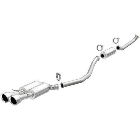 MagnaFlow 2017+ Honda Civic 1.5L 409 SS Single Exit Polished 4.5in Dual Tips Cat-Back Exhaust