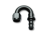 Vibrant Performance Push-On 180 Degree Hose End Elbow Fitting; Hose Size: -6AN 22806