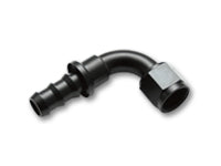 Vibrant Performance Push-On 90 Degree Hose End Elbow Fitting; Size: -10AN 22910