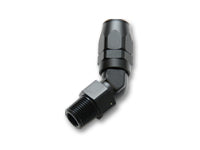 Vibrant Performance Male Hose End Fitting, 45 Degree; Size: -10AN; Pipe Thread 1/2" NPT 26407