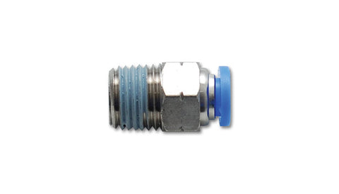 Vibrant Performance Male Straight Fitting, for 1/4" O.D. Tubing (1/8" NPT Thread)