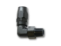 Vibrant Performance Male Hose End Fitting, 90 Degree; Size: -8AN; Pipe Thread: 1/2" NPT 26905