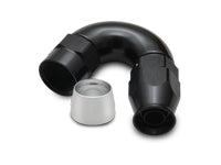 Vibrant Performance 150 Degree High Flow Hose End Fitting for PTFE Lined Hose, -8AN 28508