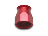 Vibrant Performance Hose End Socket for PTFE Hose Ends; Size: -4AN 28954R Red