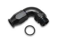 Vibrant Performance 90 Degree One-Piece Hose End Fitting, -6AN Hose to 8 ORB 29903