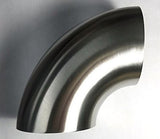 Stainless Bros 3.5in Diameter 1D / 3.5in CLR 90 Degree Bend NO LEG