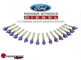 SpeedFactory Racing Ford Diesel (6.7L Engines) Titanium Exhaust Manifold Stud Kit