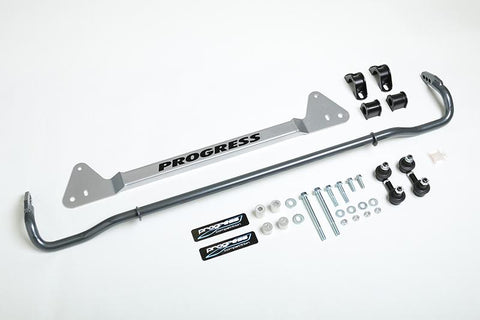 Progress Tech 94-01 Acura Integra / 92-00 Honda Civic Rear Sway Bar (22mm - Adjustable) Incl Bar Brace and Adj End Links