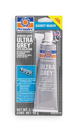 Permatex RTV Silicone Sealant 3.5oz Ultra Gray Gasket Maker 82194