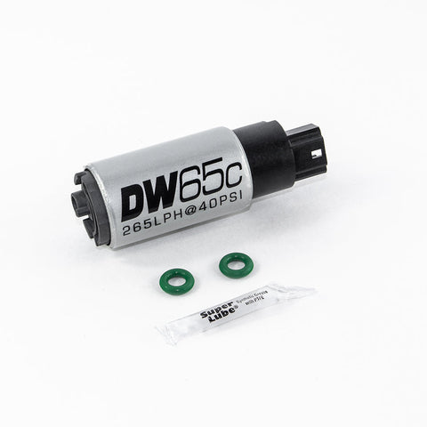 DeatschWerks 265lph compact fuel pump w/ 1009 install kit 9-651-1009