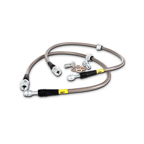 STOPTECH 94-01 INTEGRA STAINLESS STEEL BRAKE LINES: REAR 950.40500