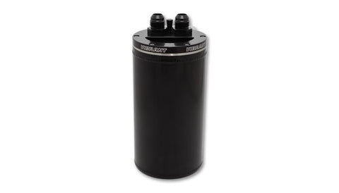 Vibrant Performance Universal Catch Can, Recessed Filter Top - Anodized Black 12695