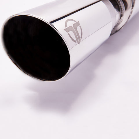 thumbnail image 2 of Maxcomotors Catback Exhaust System – 2006-2011 Honda Civic 4dr Sedan, Burnt Titanium Tip, Stainless Steel 2 of 2