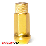 Circuit Performance Forged Steel CP50 Extended Open End Hex Lug Nut for Aftermarket Wheels: 12×1.5