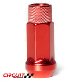 Circuit Performance Forged Steel CP50 Extended Open End Hex Lug Nut for Aftermarket Wheels: 12×1.5