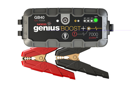 Noco Genius BoostPlus Compact Lithium-Ion Jump Starter — 1000 Amps, Model# GB40