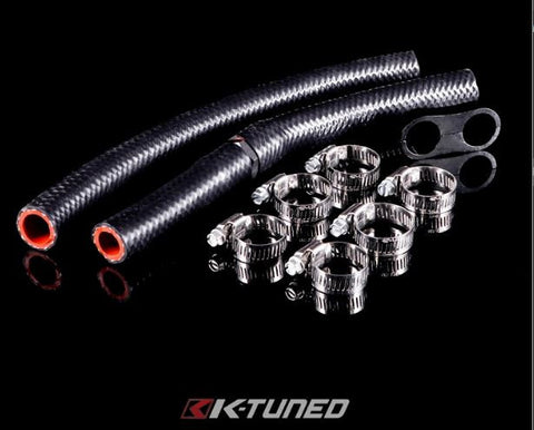 K-Tuned Heater Hose Adapter Kit (w/ hose & clamps)