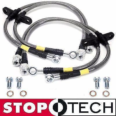 STOPTECH STAINLESS STEEL BRAIDED FRONT + REAR BRAKE LINES FOR 90-93 ACURA INTEGRA