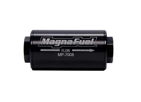 Magnafuel High Flow 25 Micron Inline Post Filter MP-7008-BLK w/ Stainless Filter