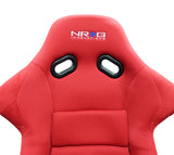 NRG FRP Bucket Seat (Red Cloth) - Large FRP-300RD