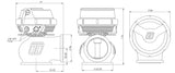 Turbosmart WG45 Gen V Hyper-Gate 45 14psi Black
