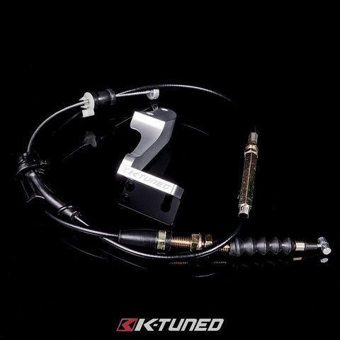 K-Tuned RSX/EP3 Throttle Cable & Bracket (Aluminum)