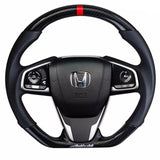 Buddy Club 10th Gen Civic Racing Spec Steering Wheel ( Carbon OR Leather )