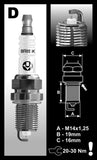 BRISK SILVER RACING DR12YS SPARK PLUG