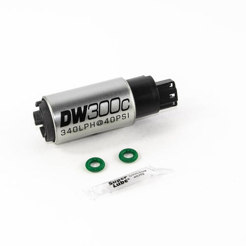 DeatschWerks 340lph DW300C Compact Fuel Pump w/ 02-06 RSX Set Up Kit (w/o Mounting Clips