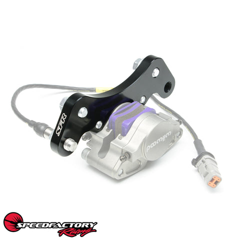 SpeedFactory Racing Billet Brake Caliper Bracket V2 (For use with SpeedFactory Racing AWD / FWD Lightweight Rear Staging Brakes Kit)