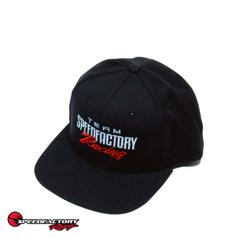 SpeedFactory Race Team Edition Embroidered Snapback Flat Bill Hat